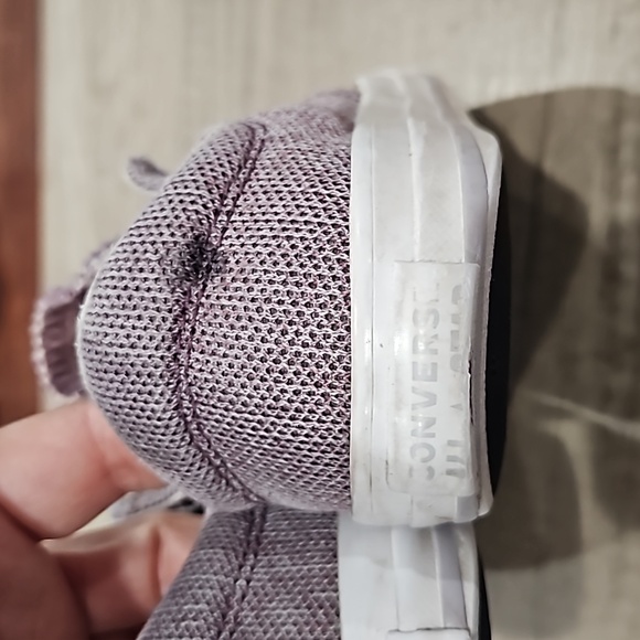 Chuck Taylor All-Star Maddie Low GS Violet Dust Shoes Sneakers Girls Size 13 - Picture 6 of 12